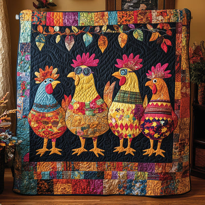 Fall Feathered Divas WY0108061CL Quilt