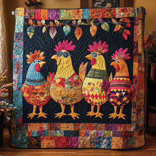 Fall Feathered Divas WY0108061CL Quilt