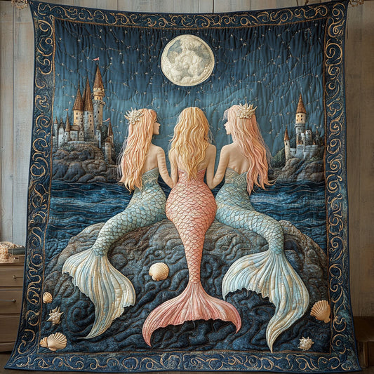Moonlit Mermaids WY2008046CL Quilt