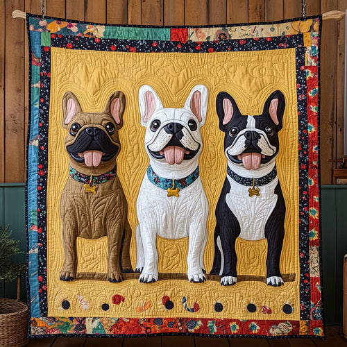 Happy French Bull CP3007054CL Quilt