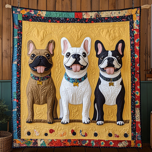 Happy French Bull CP3007054CL Quilt