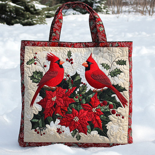 Cardinal Love WN2509004CL Quilted Tote Bag
