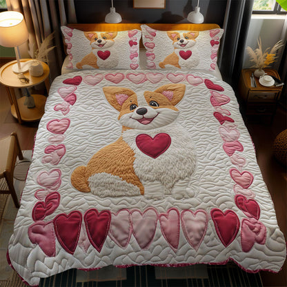 Valentine Corgi WN3112073CL Duvet Cover Set