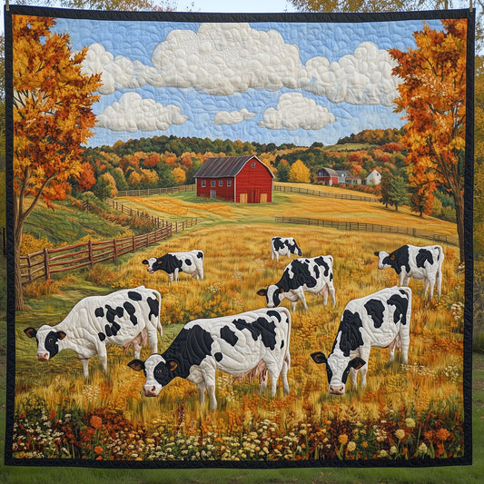 Autumn Pasture Cows LT1909002CL Quilt
