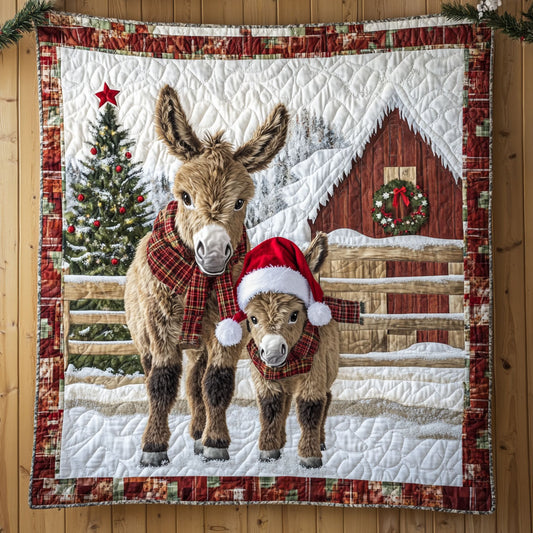 Donkey by Barn CW1111021CL Quilt