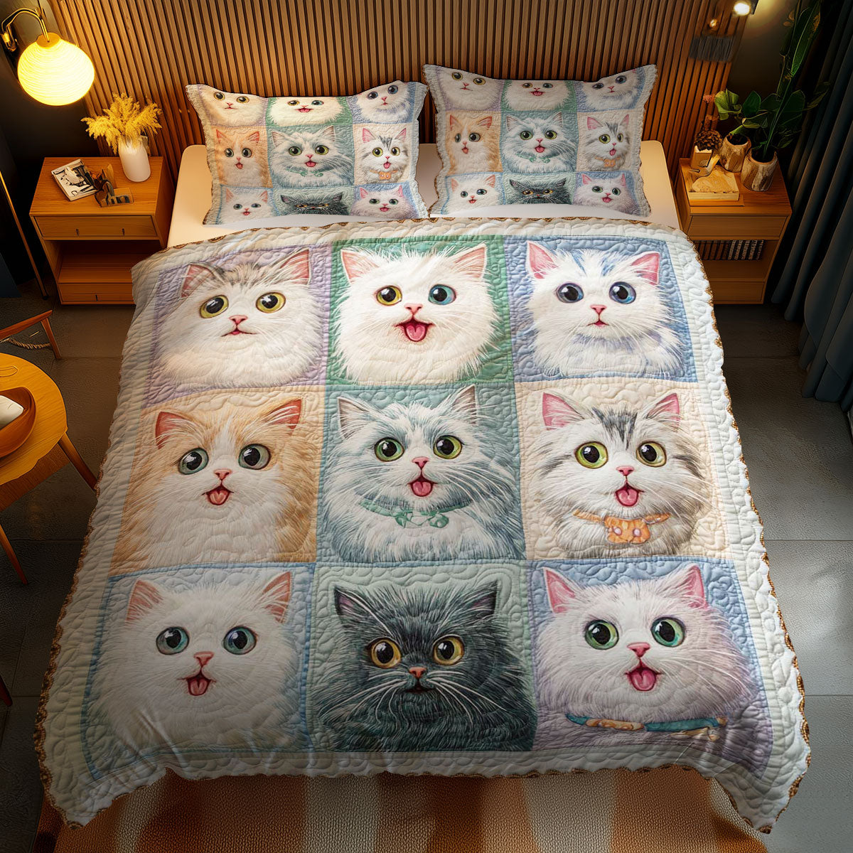 Whimsical Cat WN1303211CL Duvet Cover Set