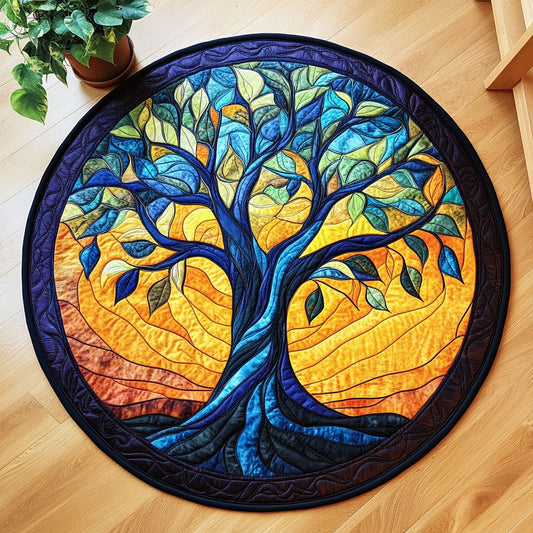 Sapphire Spirit CW1306041CL Quilted Round Mat