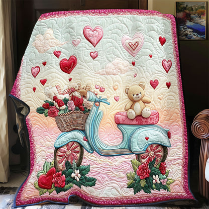 Scooter And Teddy Bear WY3012031CL Quilt