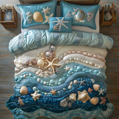 Oceanswept Pearl CP0508053CL Duvet Cover Set