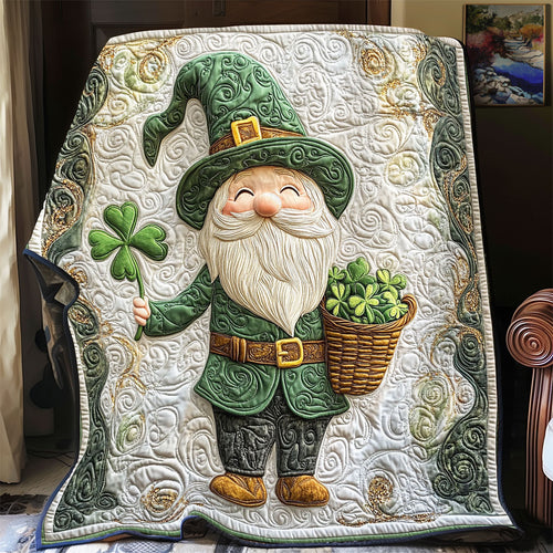 St Patrick Gnome WY2102049CL Quilt