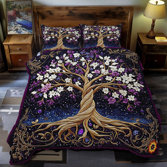 Purple Tree Of Life WY1712050CL Duvet Cover Set
