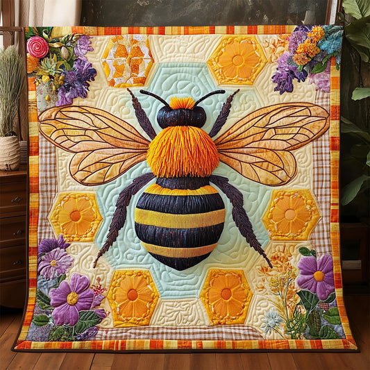 Sweet Honey Bee WJ0306009CL Quilt