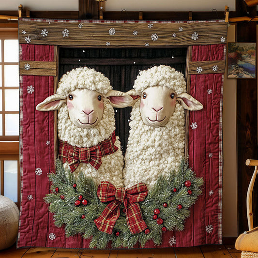 Christmas Eve Sheep WN1711005CL Quilt