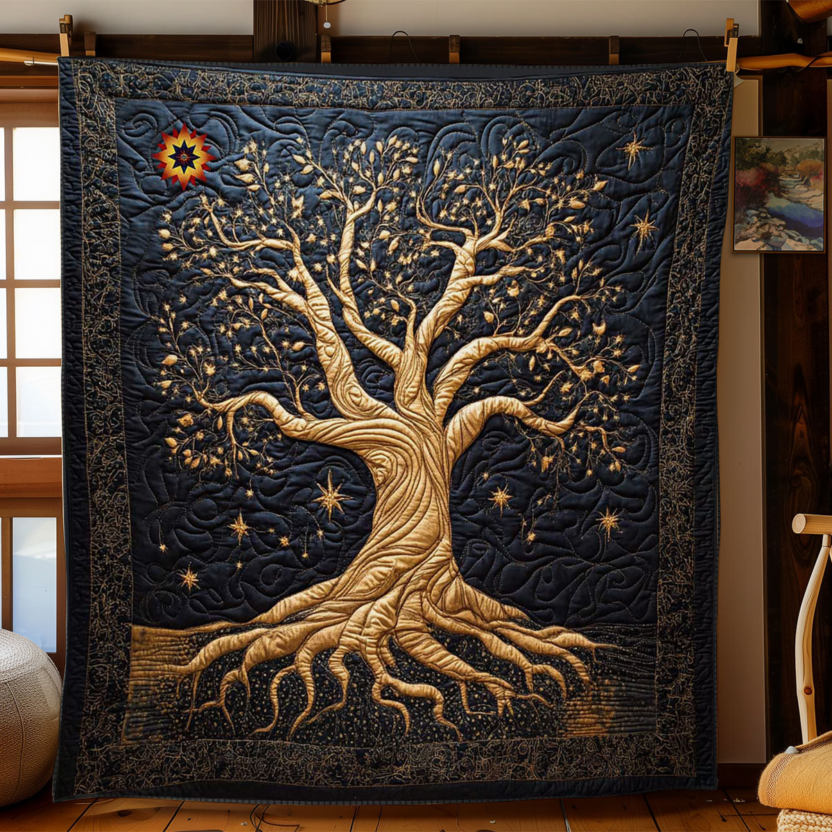 Tree Of Life Harmony WN1212011CL Quilt