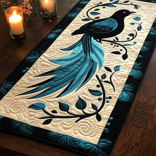 Blue Bird CM1705044CL Quilted Table Runner