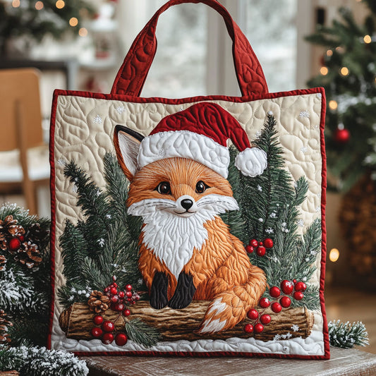 Yutile Fox LT2411027CL Quilted Tote Bag