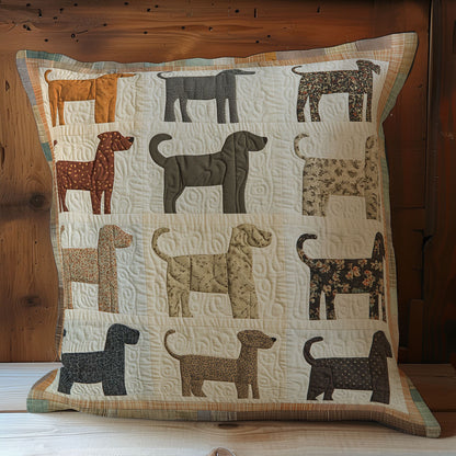 Dogs WY0402065CL Quilt Pillow Case