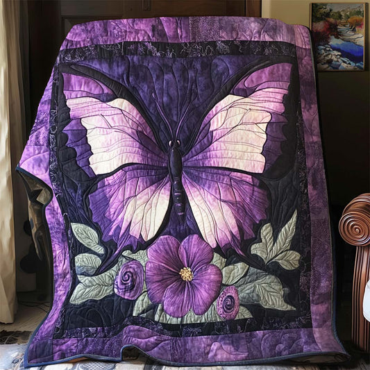 Purple Serenity Butterfly YR0301025CL Quilt