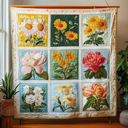Floral Garden Symphony CW1301087CL Quilt