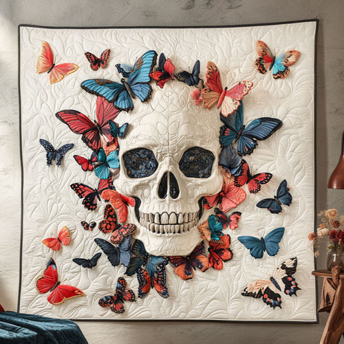 Dream Skull Butterfly WN2309035CL Quilt