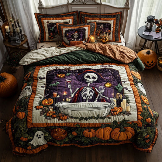 Witch Hat Skeleton WN2008127CL Duvet Cover Set