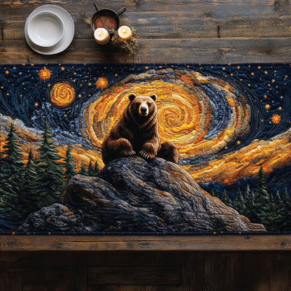 Bear Dream CW0406021CL Quilted Table Runner