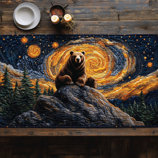 Bear Dream CW0406021CL Quilted Table Runner