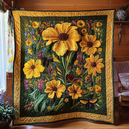 Sunshine Flower WN0808105CL Quilt