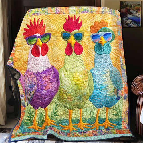 Triple Chicken WX1912049CL Quilt