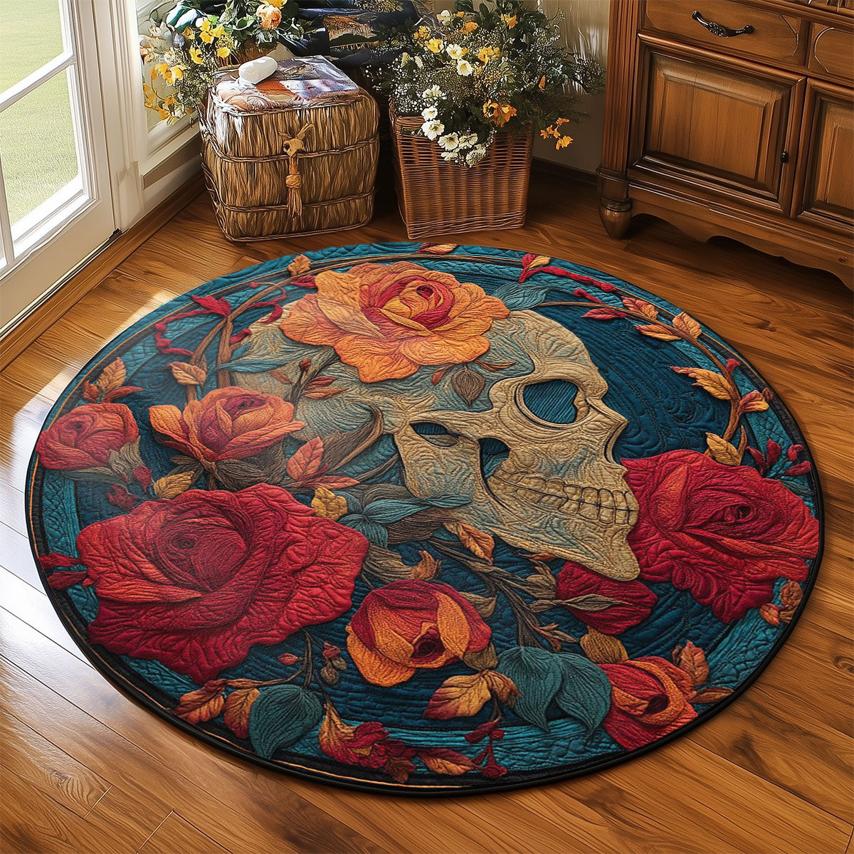Eternal Bloom WP2204026CL Quilted Round Mat