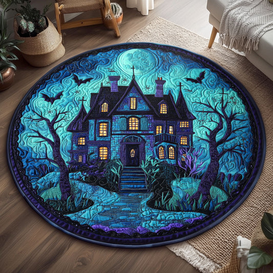 Bloodmoon Hollow WJ0608044CL Quilted Round Mat