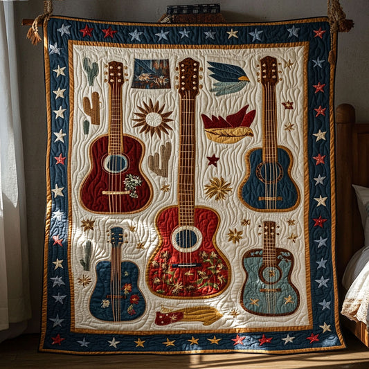 Fretboard Folk Art WY2308052CL Quilt