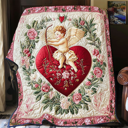 Cupid And Heart WY3012010CL Quilt