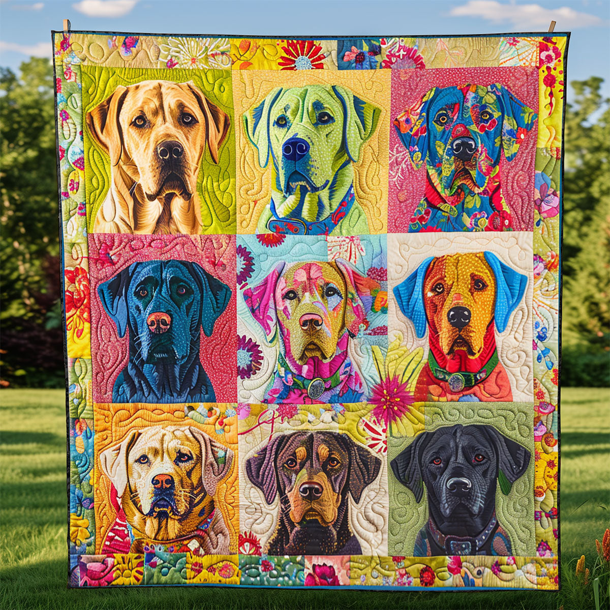 Emotional Dog CQ1504013CL Quilt