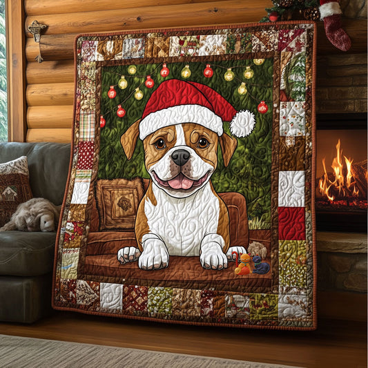 Pitbull Christmas WT1810017CL Quilt