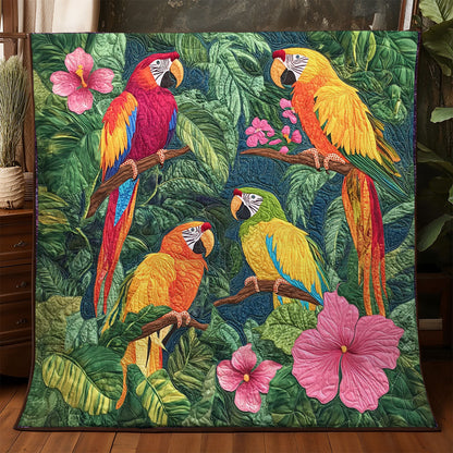 Tropical Of Parrot WX1306049CL Quilt