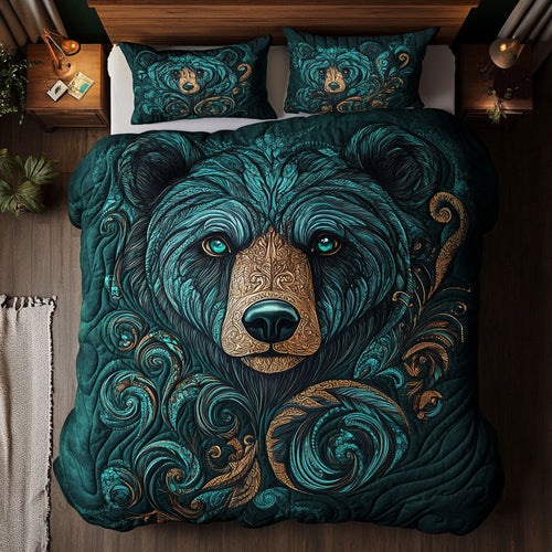 Mystic Bear Portrait WY0602027CL Duvet Cover Set