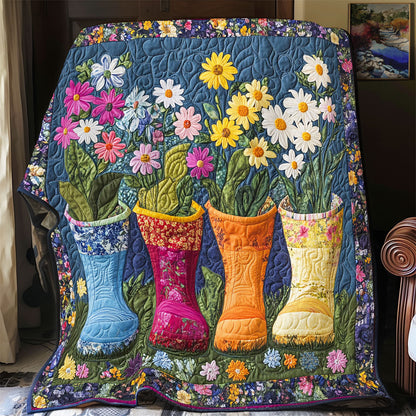 Flower Boots WY1202099CL Quilt