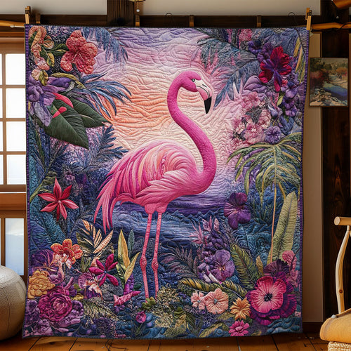 Blooming Flamingo WN1501055CL Quilt