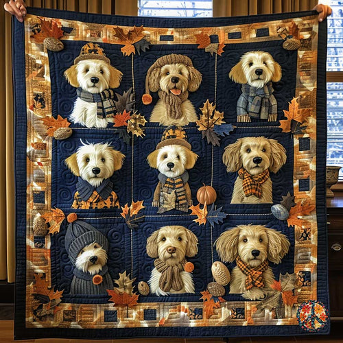 Miniature Schnauzer Christmas Joy WN1810030CL Quilt