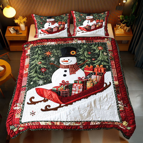 Skating Snowman WP0512060CL Duvet Cover Set