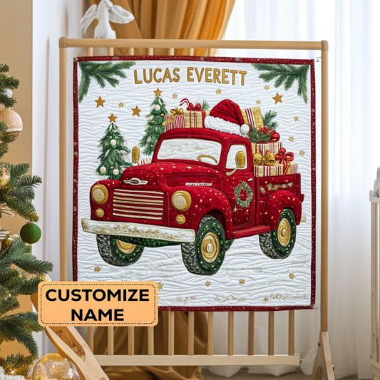 Merry Cargo WY3107029CL Personalized Baby Quilt