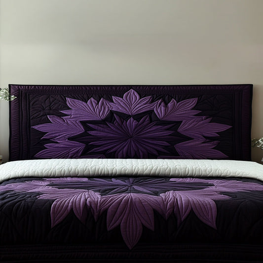 Radiant Flower WN1812023CL Quilted Headboard Slipcover