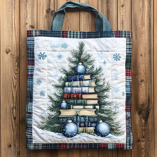 Silent Night Book WN1711067CL Quilted Tote Bag