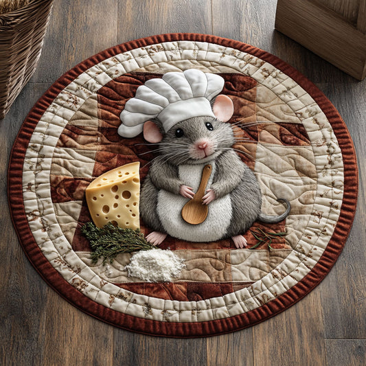 Mouse Chef CP2705010CL Quilted Round Mat