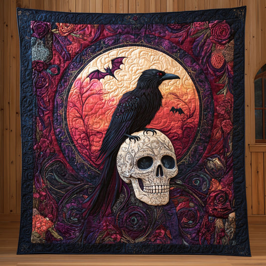 Mystic Raven Skull CW0808060CL Quilt