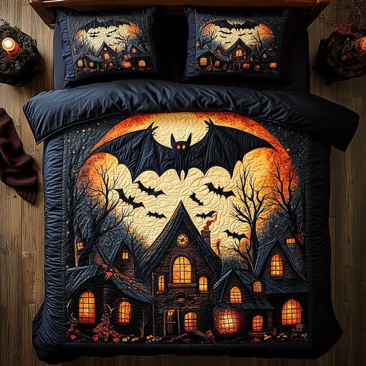 October Nights Bat WY0608050CL Duvet Cover Set