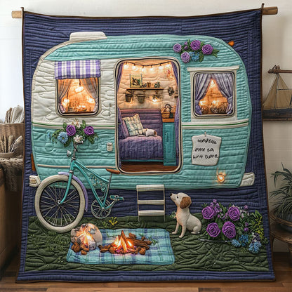 Cozy Retro Camper WN1504016CL Quilt
