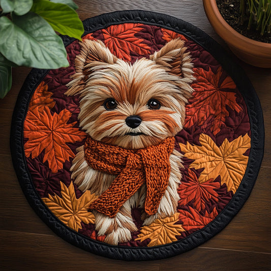 Autumn Yorkshire CW1306005CL Quilted Round Mat