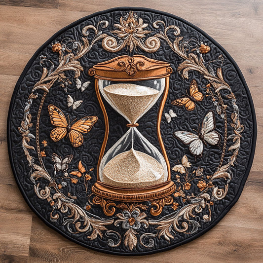 Hourglass Nature WN0406034CL Quilted Round Mat